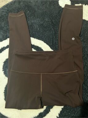 lululemon athletica Women's Chocolate Brown Leggings new without tags!
